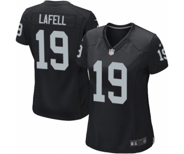 Women's Nike Oakland Raiders #19 Brandon LaFell Game Black Team Color NFL Jersey