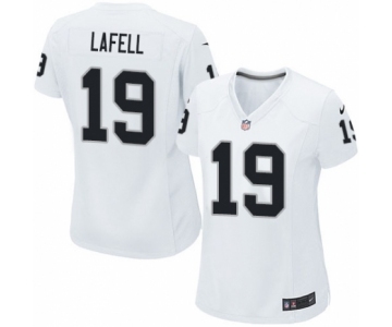 Women's Nike Oakland Raiders #19 Brandon LaFell Game White NFL Jersey