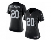 Women's Nike Oakland Raiders #20 Obi Melifonwu Limited Black Team Color NFL Jersey