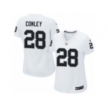 Women's Nike Oakland Raiders #28 Gareon Conley Limited White NFL Jersey