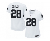 Women's Nike Oakland Raiders #28 Gareon Conley Limited White NFL Jersey