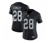 Women's Nike Oakland Raiders #28 Gareon Conley Vapor Untouchable Limited Black Team Color NFL Jersey