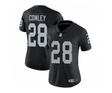 Women's Nike Oakland Raiders #28 Gareon Conley Vapor Untouchable Limited Black Team Color NFL Jersey