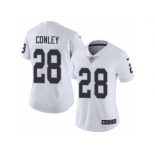 Women's Nike Oakland Raiders #28 Gareon Conley Vapor Untouchable Limited White NFL Jersey