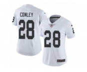 Women's Nike Oakland Raiders #28 Gareon Conley Vapor Untouchable Limited White NFL Jersey