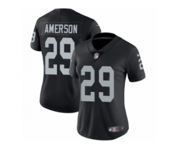 Women's Nike Oakland Raiders #29 David Amerson Vapor Untouchable Limited Black Team Color NFL Jersey