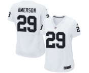 Women's Nike Oakland Raiders #29 David Amerson White NFL Jersey