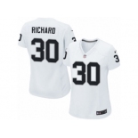 Women's Nike Oakland Raiders #30 Jalen Richard Limited White NFL Jersey