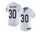 Women's Nike Oakland Raiders #30 Jalen Richard Vapor Untouchable Limited White NFL Jersey