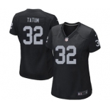 Women's Nike Oakland Raiders #32 Jack Tatum Black Team Color NFL Jersey