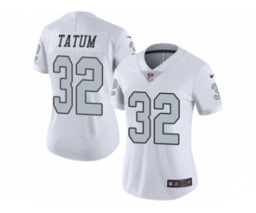 Women's Nike Oakland Raiders #32 Jack Tatum Limited White Rush NFL Jersey