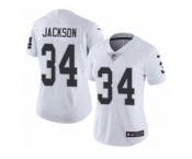 Women's Nike Oakland Raiders #34 Bo Jackson Vapor Untouchable Limited White NFL Jersey