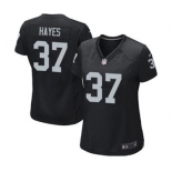 Women's Nike Oakland Raiders #37 Lester Hayes Black Team Color NFL Jersey