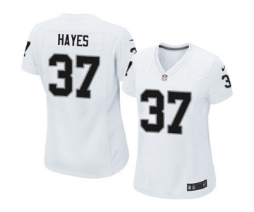 Women's Nike Oakland Raiders #37 Lester Hayes White NFL Jersey