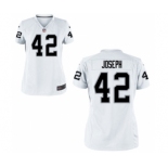 Women's Nike Oakland Raiders #42 Karl Joseph White NFL Jersey