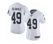 Women's Nike Oakland Raiders #49 Jamize Olawale Vapor Untouchable Limited White NFL Jersey