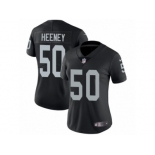 Women's Nike Oakland Raiders #50 Ben Heeney Vapor Untouchable Limited Black Team Color NFL Jersey