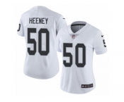 Women's Nike Oakland Raiders #50 Ben Heeney Vapor Untouchable Limited White NFL Jersey