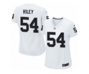 Women's Nike Oakland Raiders #54 Perry Riley Limited White NFL Jersey