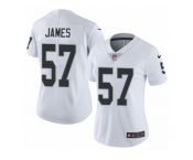 Women's Nike Oakland Raiders #57 Cory James Vapor Untouchable Limited White NFL Jersey