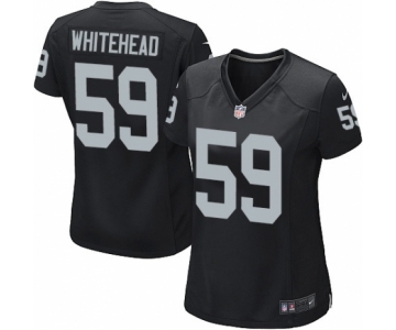 Women's Nike Oakland Raiders #59 Tahir Whitehead Game Black Team Color NFL Jersey