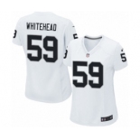 Women's Nike Oakland Raiders #59 Tahir Whitehead Game White NFL Jersey