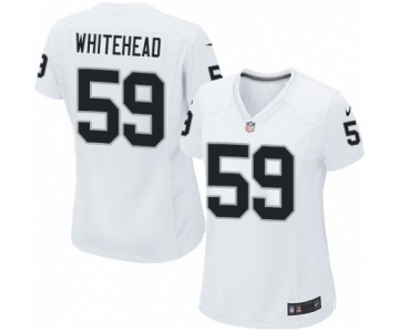 Women's Nike Oakland Raiders #59 Tahir Whitehead Game White NFL Jersey