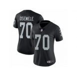 Women's Nike Oakland Raiders #70 Kelechi Osemele Vapor Untouchable Limited Black Team Color NFL Jersey