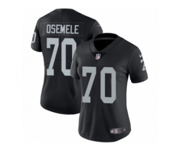 Women's Nike Oakland Raiders #70 Kelechi Osemele Vapor Untouchable Limited Black Team Color NFL Jersey