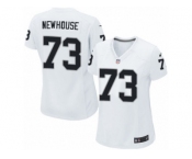 Women's Nike Oakland Raiders #73 Marshall Newhouse Limited White NFL Jersey