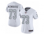 Women's Nike Oakland Raiders #73 Marshall Newhouse Limited White Rush NFL Jersey