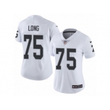 Women's Nike Oakland Raiders #75 Howie Long Vapor Untouchable Limited White NFL Jersey