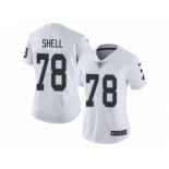 Women's Nike Oakland Raiders #78 Art Shell Vapor Untouchable Limited White NFL Jersey