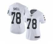 Women's Nike Oakland Raiders #78 Art Shell Vapor Untouchable Limited White NFL Jersey