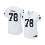 Women's Nike Oakland Raiders #78 Art Shell White NFL Jersey