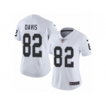 Women's Nike Oakland Raiders #82 Al Davis Vapor Untouchable Limited White NFL Jersey