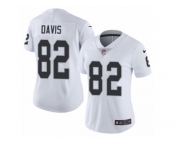 Women's Nike Oakland Raiders #82 Al Davis Vapor Untouchable Limited White NFL Jersey