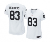 Women's Nike Oakland Raiders #83 Ted Hendricks White NFL Jersey