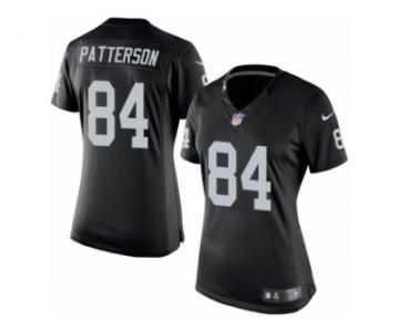 Women's Nike Oakland Raiders #84 Cordarrelle Patterson Limited Black Team Color NFL Jersey