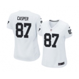 Women's Nike Oakland Raiders #87 Dave Casper White NFL Jersey