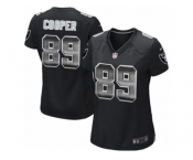 Women's Nike Oakland Raiders #89 Amari Cooper Limited Black Strobe NFL Jersey