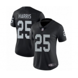 Women's Oakland Raiders #25 Erik Harris Black Team Color Vapor Untouchable Limited Player Football Jersey