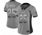 Women's Oakland Raiders #25 Erik Harris Limited Gray Rush Drift Fashion Football Jersey