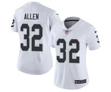 Women's Oakland Raiders #32 Marcus Allen White Vapor Untouchable Limited Player Football Jersey