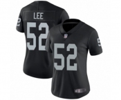 Women's Oakland Raiders #52 Marquel Lee Black Team Color Vapor Untouchable Limited Player Football Jersey