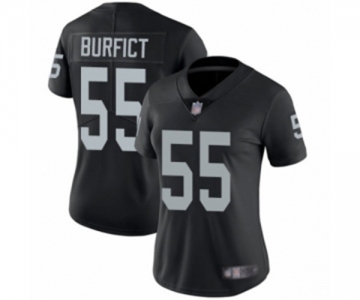 Women's Oakland Raiders #55 Vontaze Burfict Black Team Color Vapor Untouchable Limited Player Football Jersey