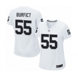 Women's Oakland Raiders #55 Vontaze Burfict Game White Football Jersey