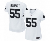 Women's Oakland Raiders #55 Vontaze Burfict Game White Football Jersey