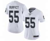 Women's Oakland Raiders #55 Vontaze Burfict White Vapor Untouchable Limited Player Football Jersey