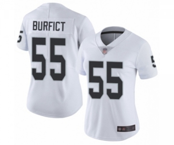 Women's Oakland Raiders #55 Vontaze Burfict White Vapor Untouchable Limited Player Football Jersey